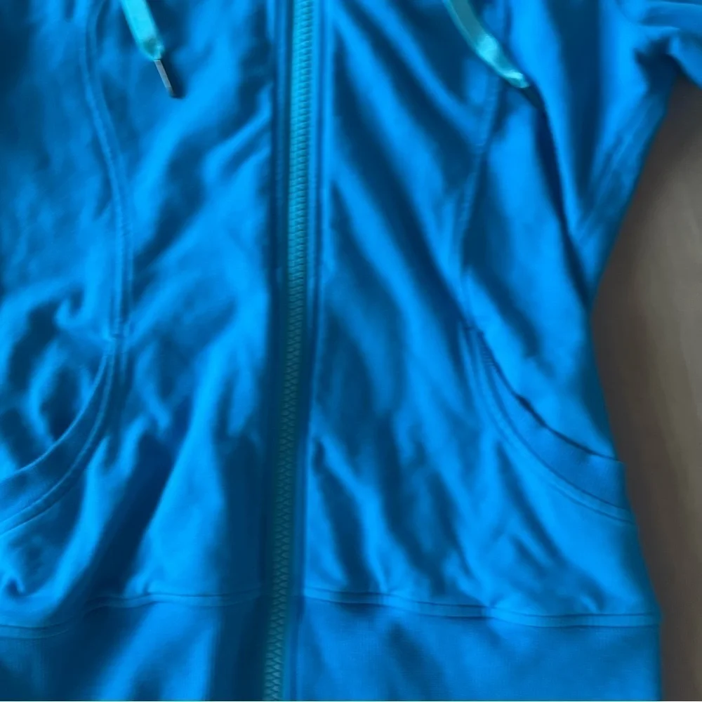 Lululemon kayak blue hoodie live simply jacket Size 6 - Picture 2 of 11